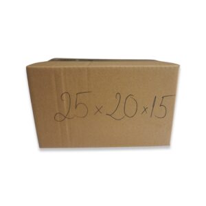 Hộp carton nhỏ đóng hàng 25x20x15cm 3 lớp _ Combo 100 hộp Bao bì đóng gói Thùng giấy carton chuyển nhà, đóng gói, giá sỉ