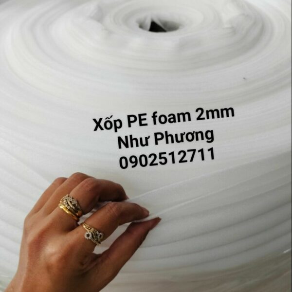 Thùng Carton Như Phương pe-foam-2mm-3 Xốp PE FOAM định hình 105cm x100m x2mm  