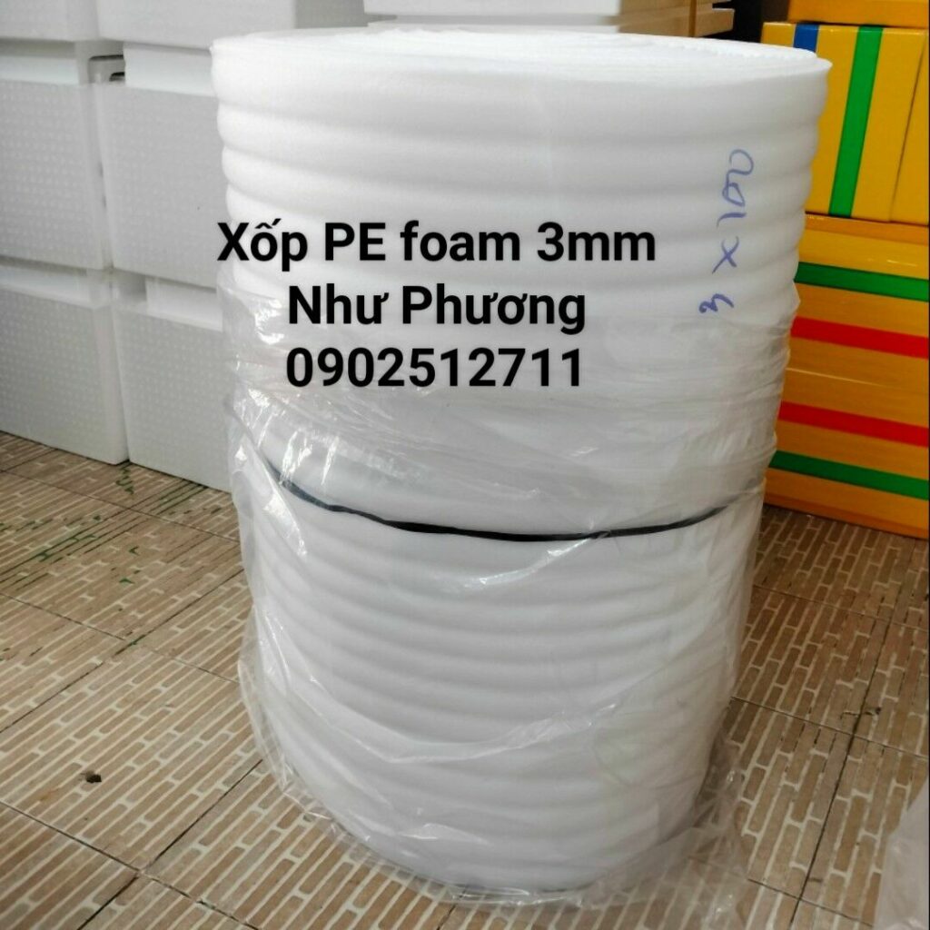 Thùng Carton Như Phương xop-pe-foam-3mm-1-1024x1024 Xốp PE FOAM định hình 105cm x100m x4mm  