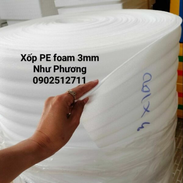 Thùng Carton Như Phương xop-pe-foam-3mm-2 Xốp PE FOAM định hình 105cm x100m x4mm  
